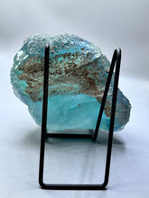 Load image into Gallery viewer, Rare large, hunan etched teal flourite specimen
