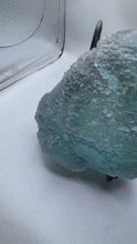 Load and play video in Gallery viewer, Rare large, hunan etched teal flourite specimen
