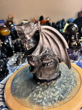 Load image into Gallery viewer, Silver sheen obsidian full body dragon B

