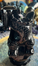 Load image into Gallery viewer, Silver sheen obsidian full body dragon A
