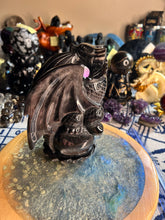 Load image into Gallery viewer, Silver sheen obsidian full body dragon B
