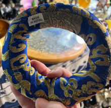 Load image into Gallery viewer, 7.7 inch handmade singing bowl from Nepal (floor model) (discounted due to use to demonstrate)
