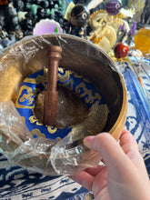 Load image into Gallery viewer, 7.7 inch, extra large, hand made brass singing bowls.
